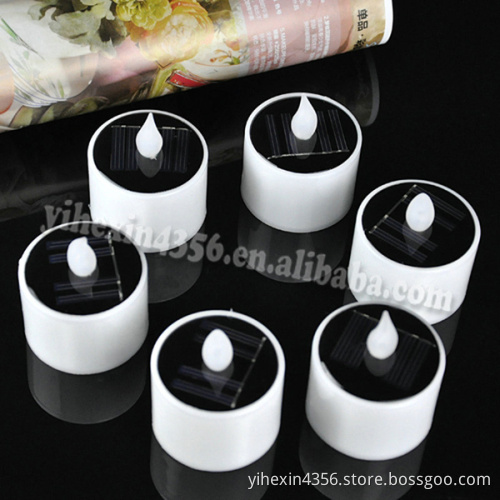 Boruit Solar Candle Light Romantic Warm White Candle Light (6 unit / pack)